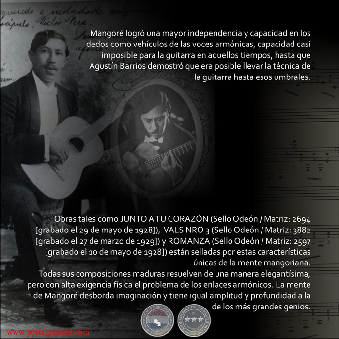 MANGORÉ INTERPRETA A MANGORÉ - POR EL LIC. VÍCTOR M. OXLEY YNSFRÁN